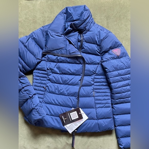 NEW Rossignol Navy Blue Puffer Coat - Picture 1 of 9